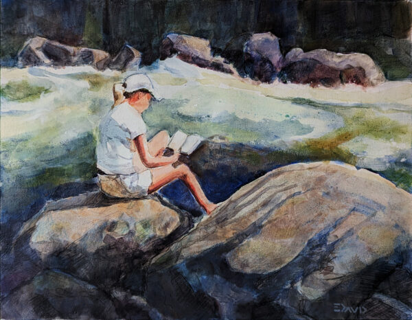 Reading By The Rapids